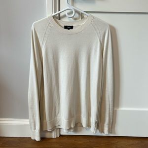 Theory Cream Crew Neck Sweater - sz M